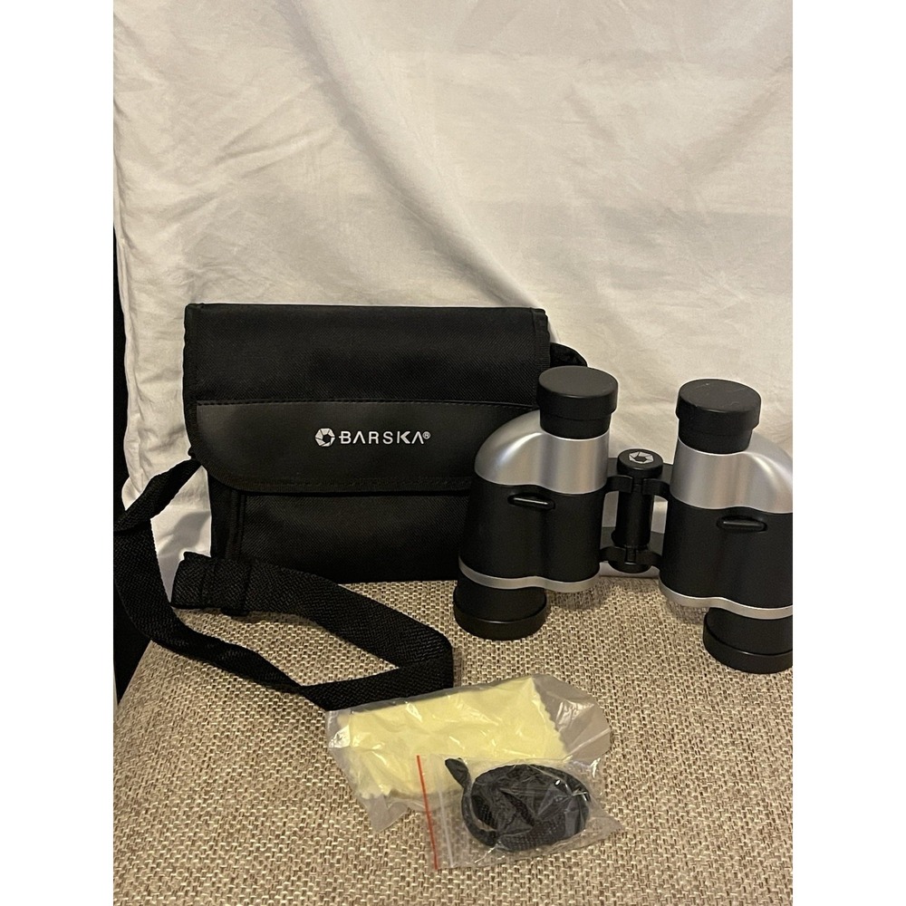 Barska Optics 7x35 1000 yards binoculars w caps original case manual